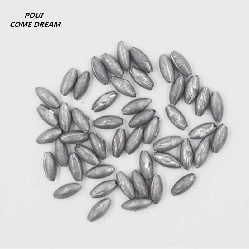 0.4g-5g 10 Sizes Lead pendant lead fall for fishing Increased fish net lead sinker lead pendant for fishing net network  YW-232