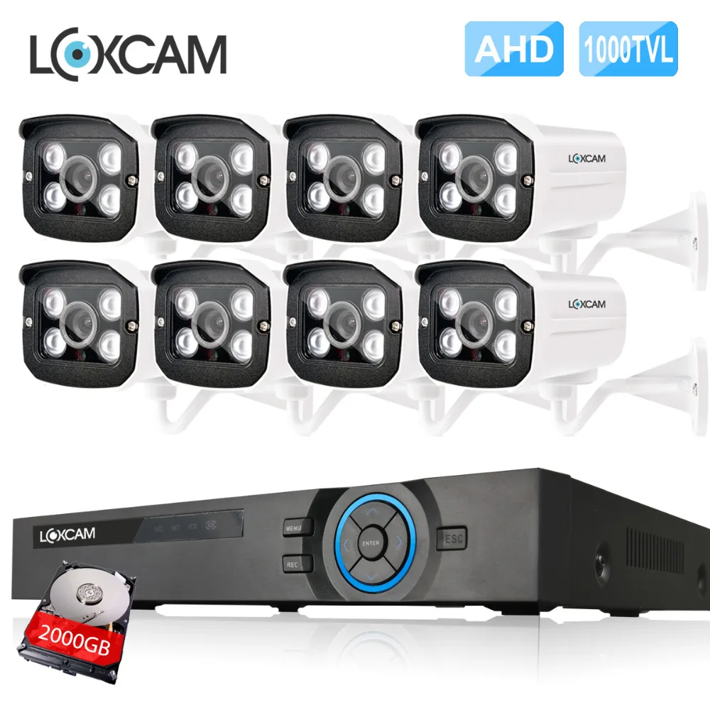Камера видеонаблюдения LOXCAM CMOS 1000tvl водонепроницаемая камера дневного и ночного