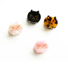 1 шт Кот уксусной кислоты шпилька небольшой улов Клип для взрослых челка зажим для волос волосы поймать челкой зажим, аксессуар для волос G0402