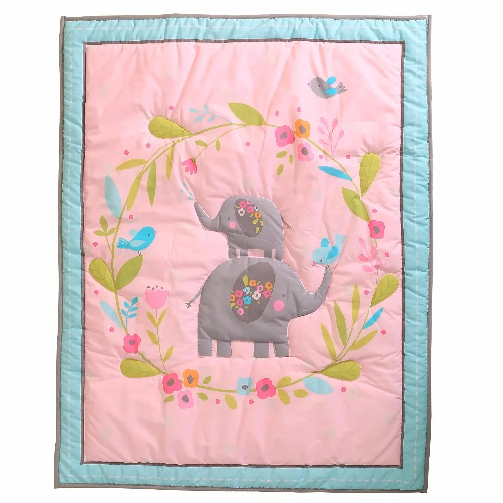 1 Pcs Bird print baby quilt Thin section Baby bedding accessories Cartoon quilt