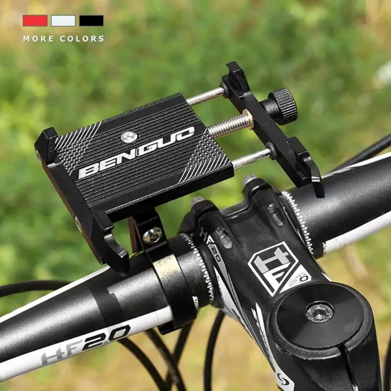  Fahrrad Handy Halterung Verdicken Legierung Motorrad Feste Navigation Einstellbar Smartphone GPS Ha