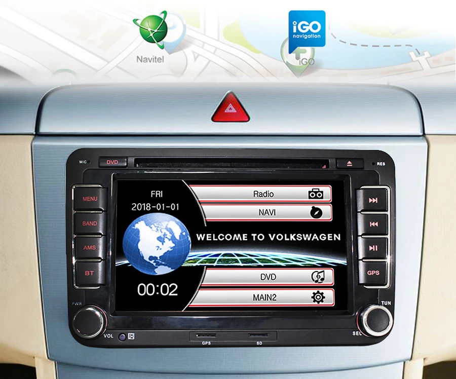 Topsource 7 "2 din автомобильный DVD GPS Радио стерео плеер для Volkswagen Гольф 6 passat b6 B7 туристическое Поло Tiguan сиденья Leon Skoda Octavia