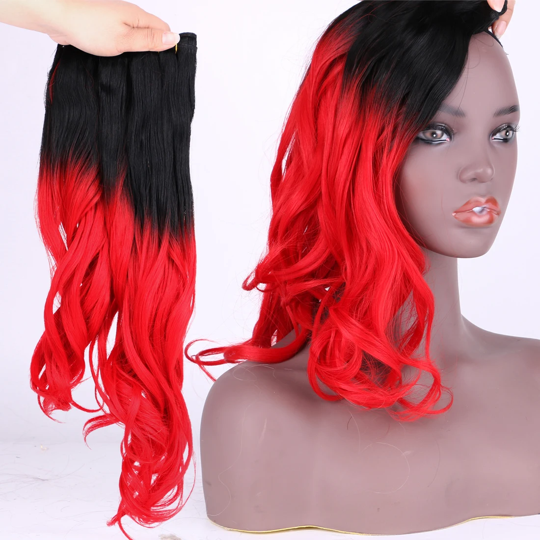 Reyna costurar no cabelo ombre dois tons