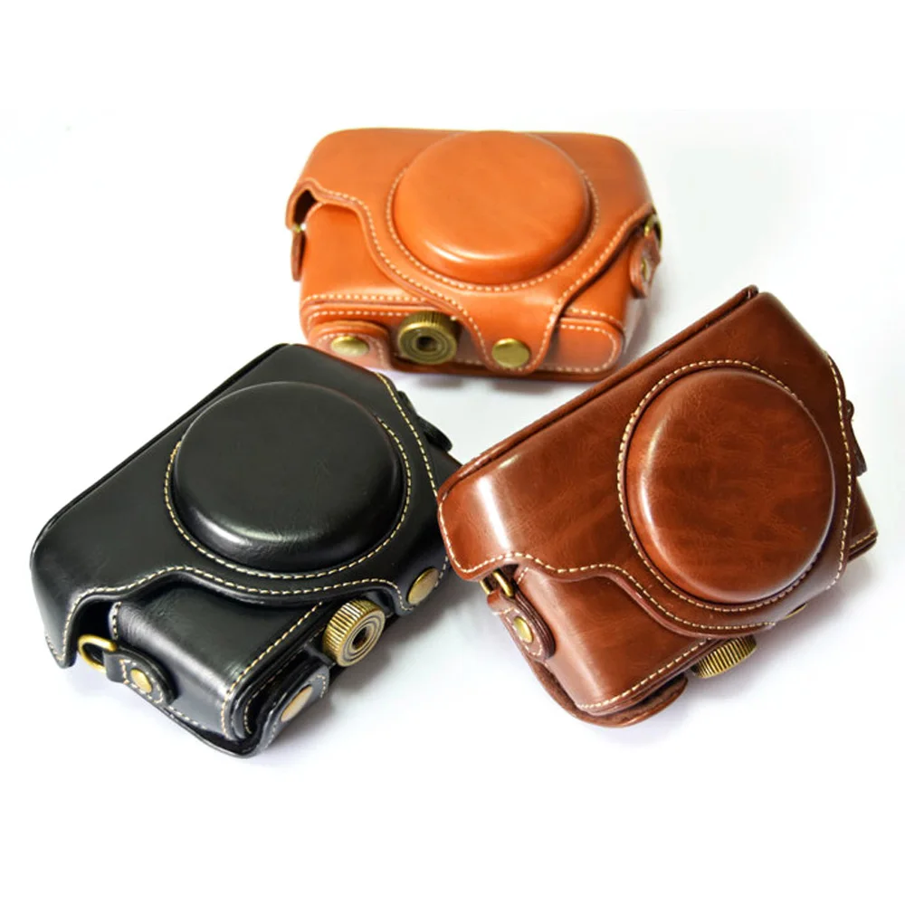 High Quality PU Leather Camera Bag Case For Sony RX100 RX100II RX100III M2 M3 II III