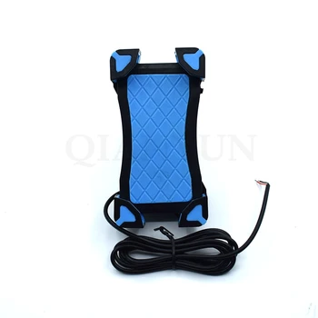 

Universal Motorcycle Phone Holder Mobile Stand For Moto Support USB Charger Holder For Yamaha YZF R6/YZFR1/FZ1 FAZER/R6S