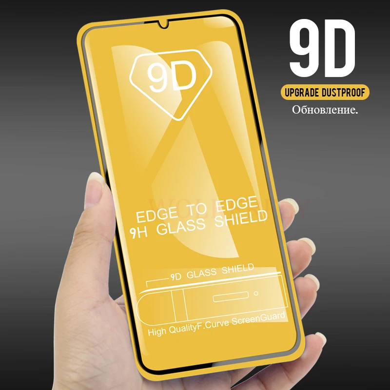 

9D Tempered Glass For Huawei P Smart 2019 Screen Protector PSmart POT-LX3 POT-LX1 6.21 inch Full Cover film Protective
