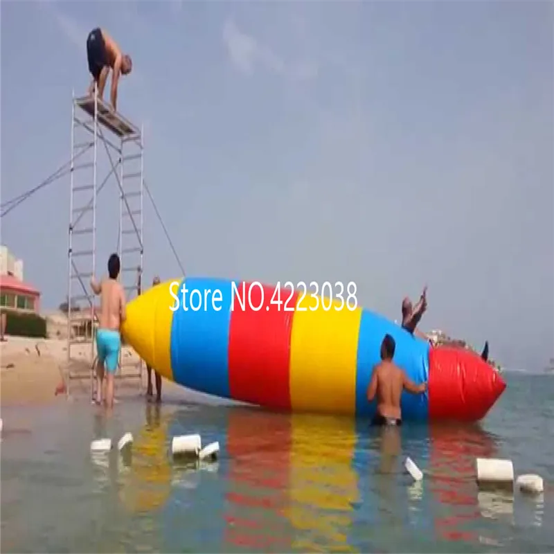 

Free Shipping 5*2m Inflatable Water Blob Jump Pillow Water Blob Jumping Bag Inflatable Water Trampoline For Sale