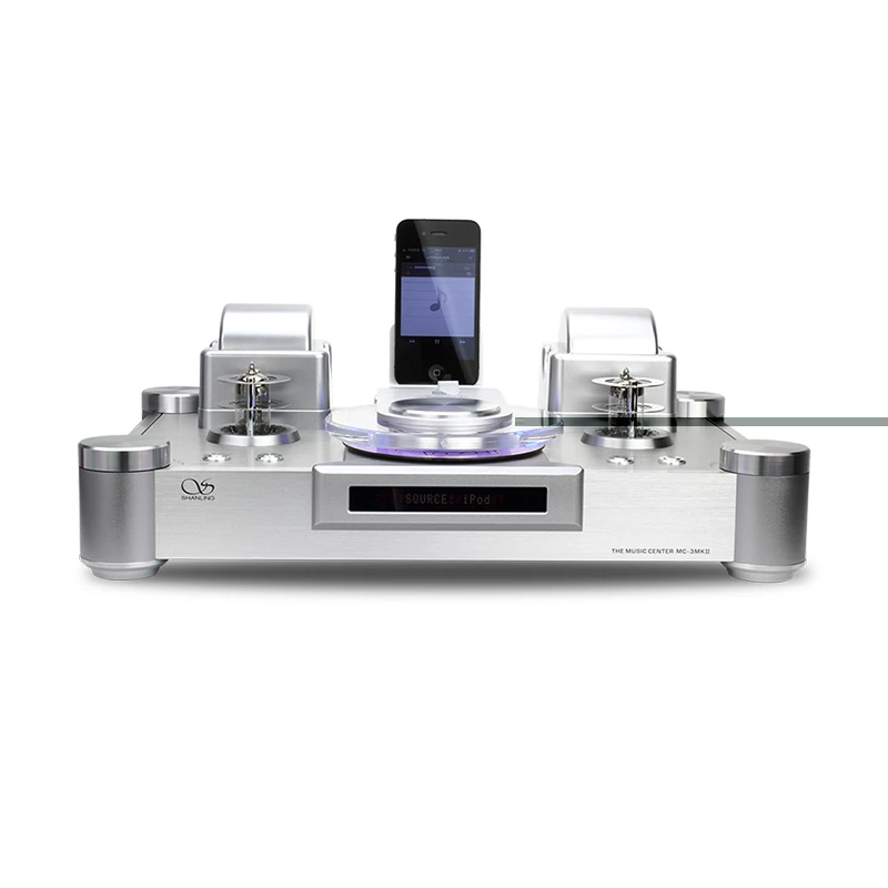 Shanling MC-3 MKII 뮤직 센터 진공관 CD 플레이어, 상단 로딩 HIFI CD 플레이어, 110V, 220V