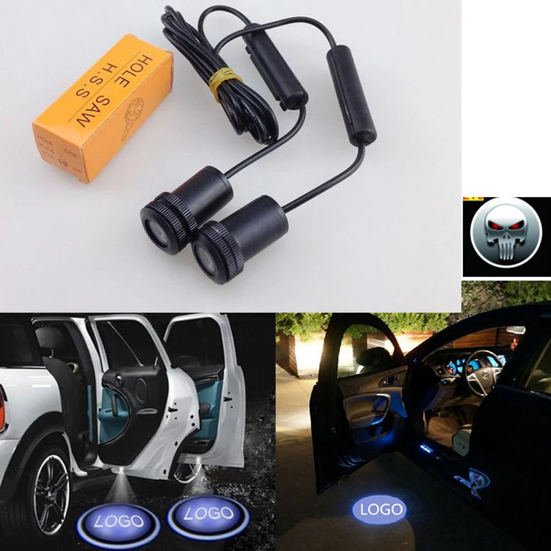 Car styling 2pcs/lot LED Car Door Light Laser Car Door Shadow