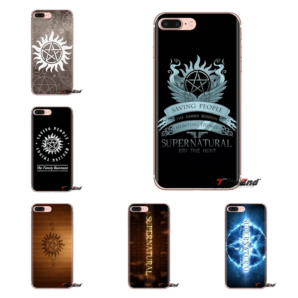 For HTC One U11 U12 X9 M7 M8 A9 M9 M10 E9 Plus Desire 630 530 626 628 816 820 830 Supernatural TV Show Quotes logo Art Soft Case |