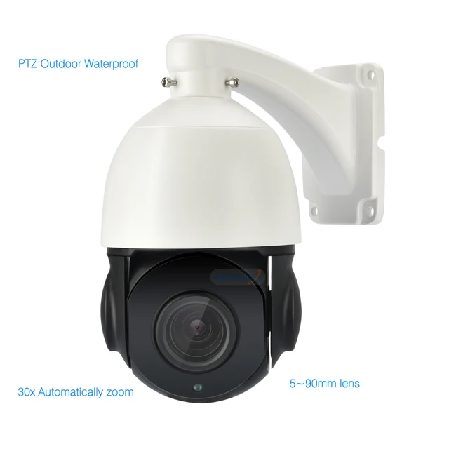 Super 5MP H.265 POE cámara IP PTZ 30X ZOOM 5 ~ 90mm lente Varifocal Onvif a prueba de agua velocidad al aire libre IR, cámara de seguridad CCTV Super 5MP H.265 POE cámara IP PTZ 30X ZOOM 5 ~ 90mm lente Varifocal Onvif a prueba de agua velocidad al aire libre IR, cámara de seguridad CCTV