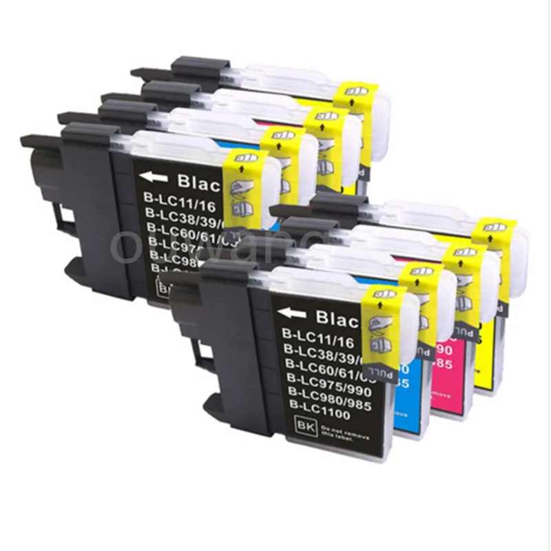 8PK LC11 LC16 LC38 LC61 LC65 LC67 LC980 LC1100 чернильный картридж для принтера Brother DCP-385C DCP-390CN DCP-395CN