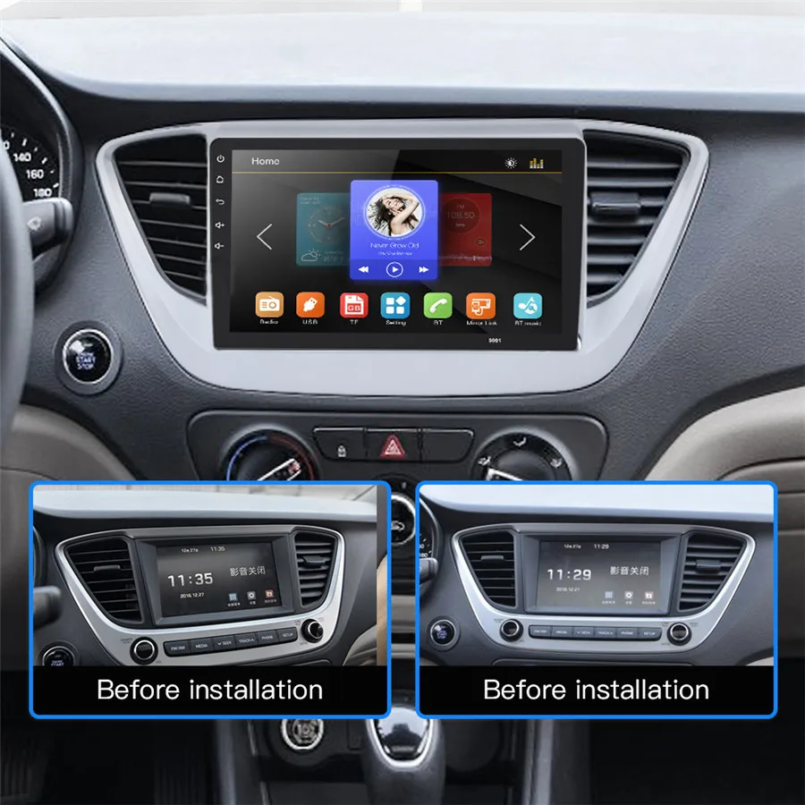 Flash Deal 10.1" Android 8.1 HD 2DIN Rotatable Car Multimedia Player Touch Screen 4G Full Netcom RAM 1GB ROM+16GB Wifi Mirror Link 25