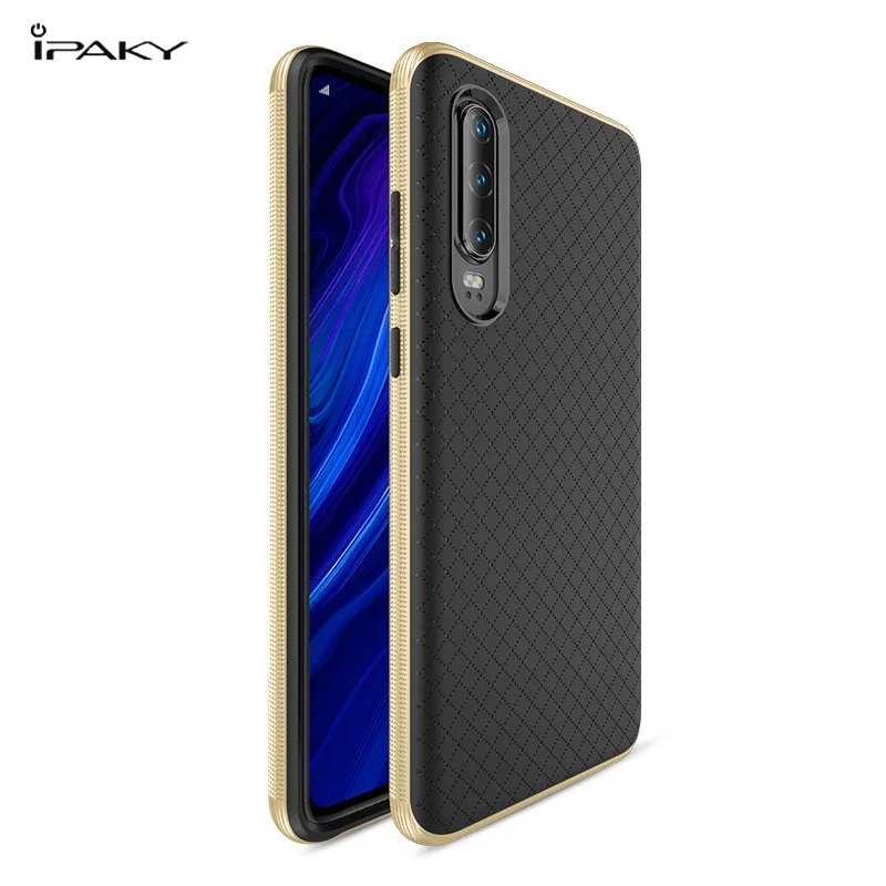 huawei p30 pro Cases iPaky Silicone PC Bumper Hybrid Protection Cover coque for mate 20 20X mate20 x p30pro Case |