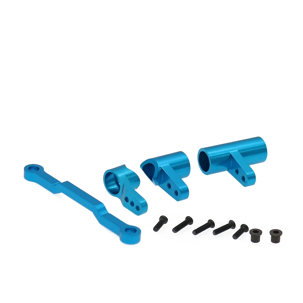 

1Set Alloy Servo Saver Complete Set For RC Hobby Model Car 1:16 HQ731 HQ732 HQ733 HQ734 Buggy Big Foot Truck Rally Car Parts