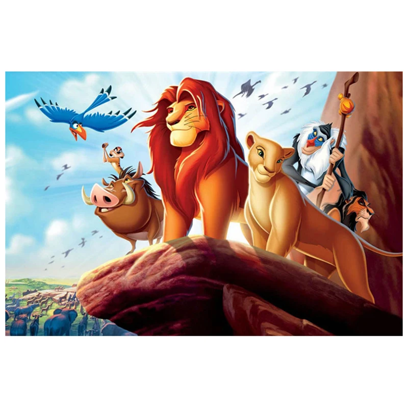 Мультяшная картина Simba Diamant 5D Diy Алмазная вышивка крестиком лев Король друзья