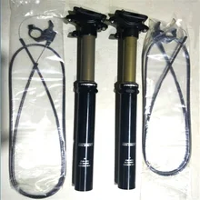 FETESNICE Wire Remote Control Bike Seatpost Lift Seat Post 30.9/31.6 Mm Downhill DH FR AM XC Air Pressure Adjustment Seatpost