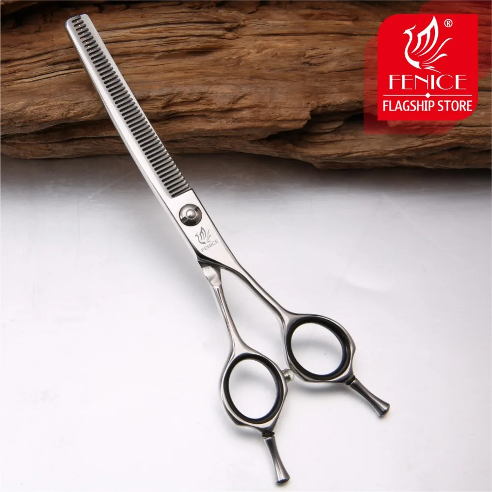 

Fenice 6.5inch Professional Dog Grooming Scissors Curved Thinner Scissor Dogs Groomer Tools Shears JP440C