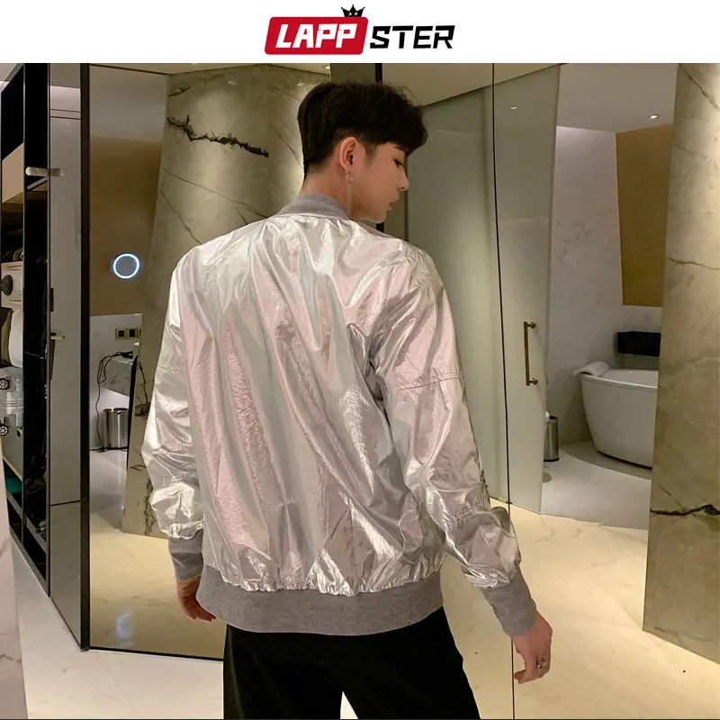 Мужская Светоотражающая куртка LAPPSTER свободная бейсбольная бомбер винтажная