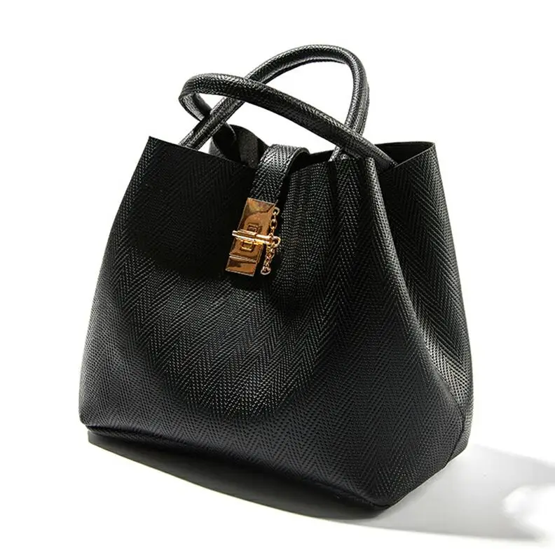 DAUNAVIA женские сумки через плечо высокого качества из искусственной кожи роскошные брендовые дизайнерские сумки с ремешком женские сумки - Цвет: black