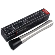 Pilons à Cocktail en acier inoxydable, 8 pouces, de Leeseph, Muddler