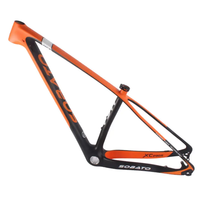 SOBATO карбоновая MTB рама 29er Di2 карбоновая рама 142x12 через ось MTB рама совместима с ems карбоновая MTB рама