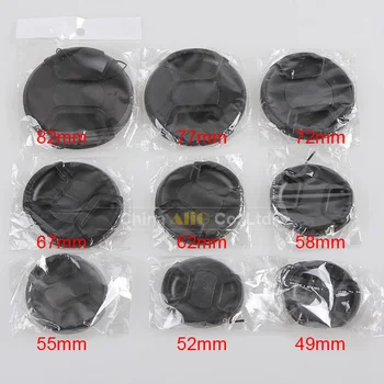 

9 Pieces DSLR / SLR Camera lens cap lens front cover 49mm 52mm 55mm 58mm 62mm 67mm 72mm 77mm 82mm
