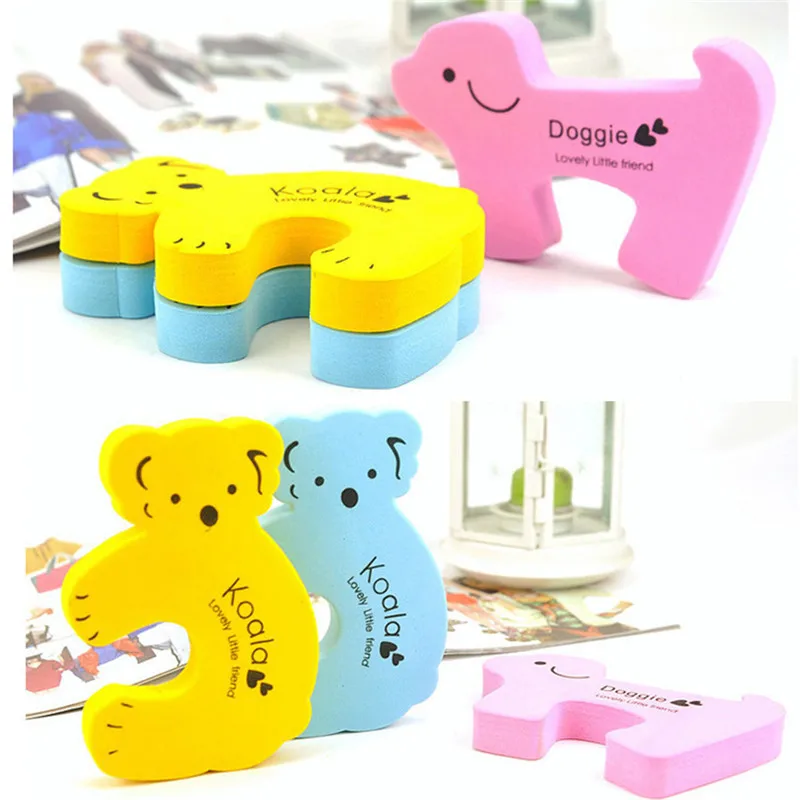 Baby Safety protection safety cute Animal security door card stopper baby newborn care protection lock for kids children FZH