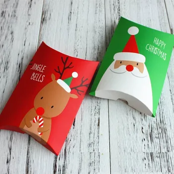 

2018 New Christmas Gifts Packing Candy Boxes Wrapping Box for christmas and year Santa Claus Present Packing box