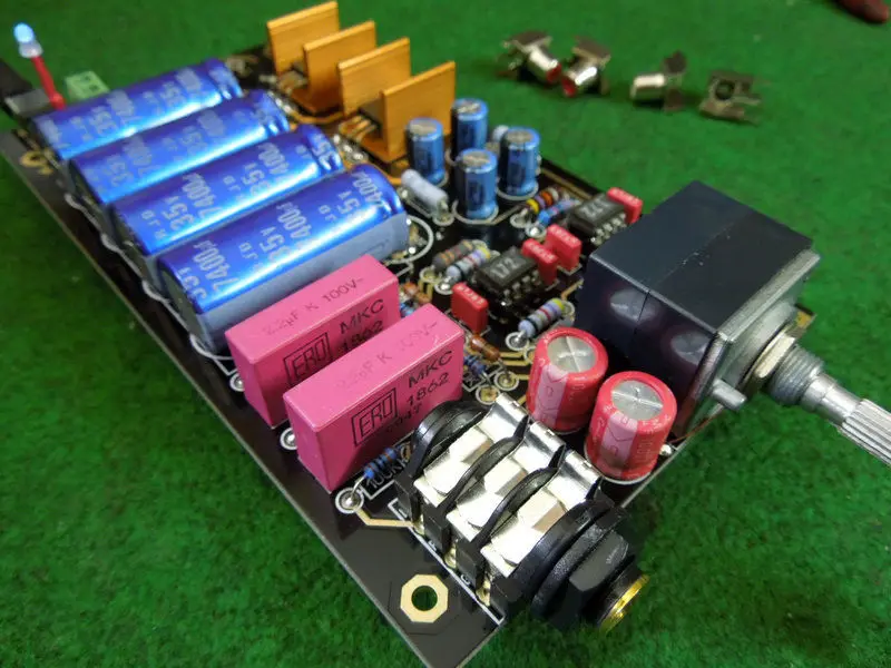 ZEROZONE Собранный Hifi стерео предусилитель/усилитель для наушников на базе