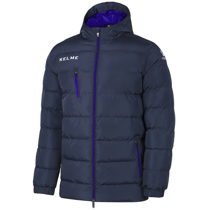 KELME/детские спортивные зимние куртки; пуховое пальто для мальчиков; плотные теплые парки с капюшоном для больших мальчиков; пальто; детская верхняя одежда для бега; куртки; PO14