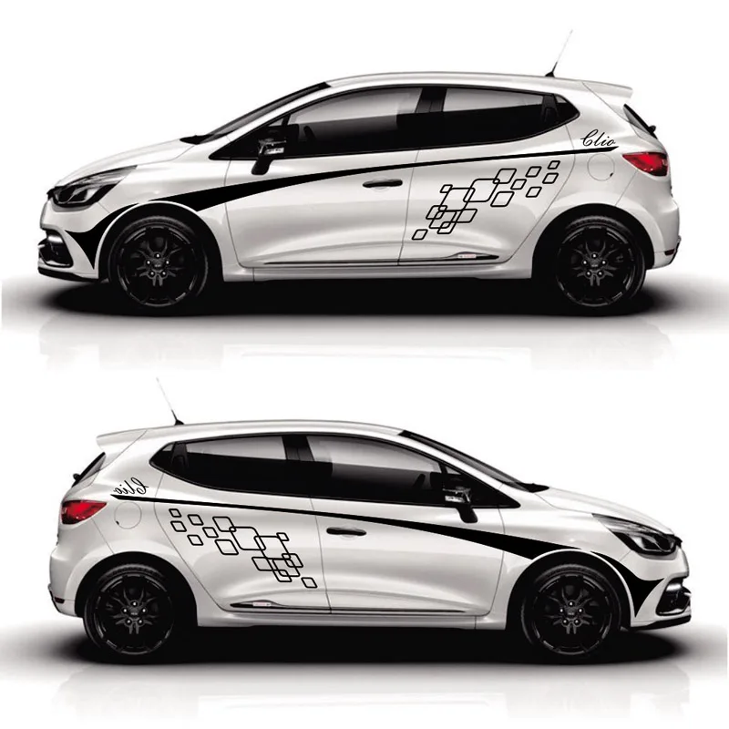Автостайлинг TAIYAO Спортивная Автомобильная наклейка для Renault Clio автомобильные