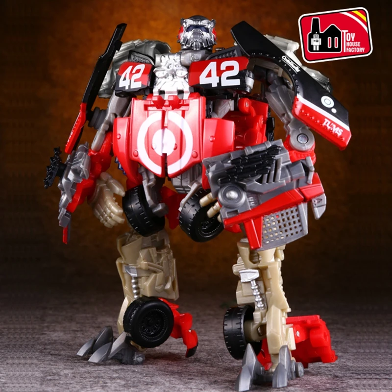

THF cool change treasure D grade irrigation lead foot red lead bomb reinforcement grade KO version robot PVC Hand doll toy