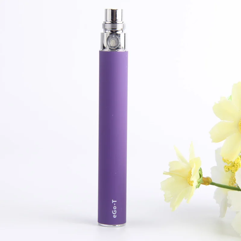 1 шт. электронная сигарета EGO T Vape ручка 510 нить батарея 650 900 1100 мАч подходит CE4 CE5 H2 MT3 клиромайзер танк распылитель - Цвет: Purple