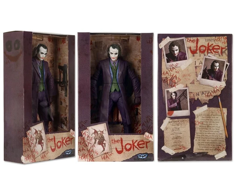  Collectible Gifts for Fans Kids THE JOKER HEATH LEDGER DC COMICS 18cm Action Figure Model 7
