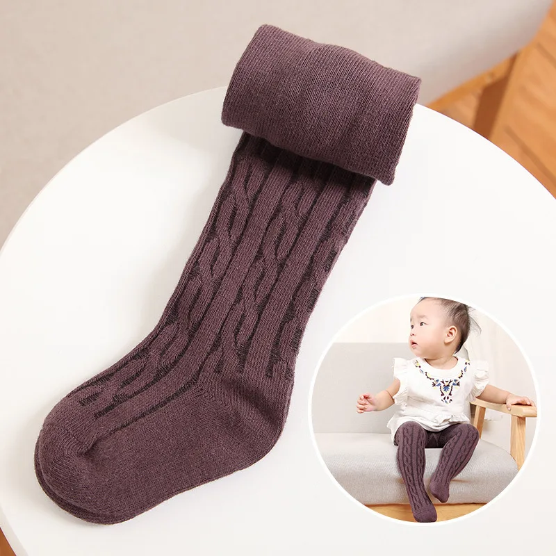Buy Newborn Solid Color Warm Thick Baby Girls