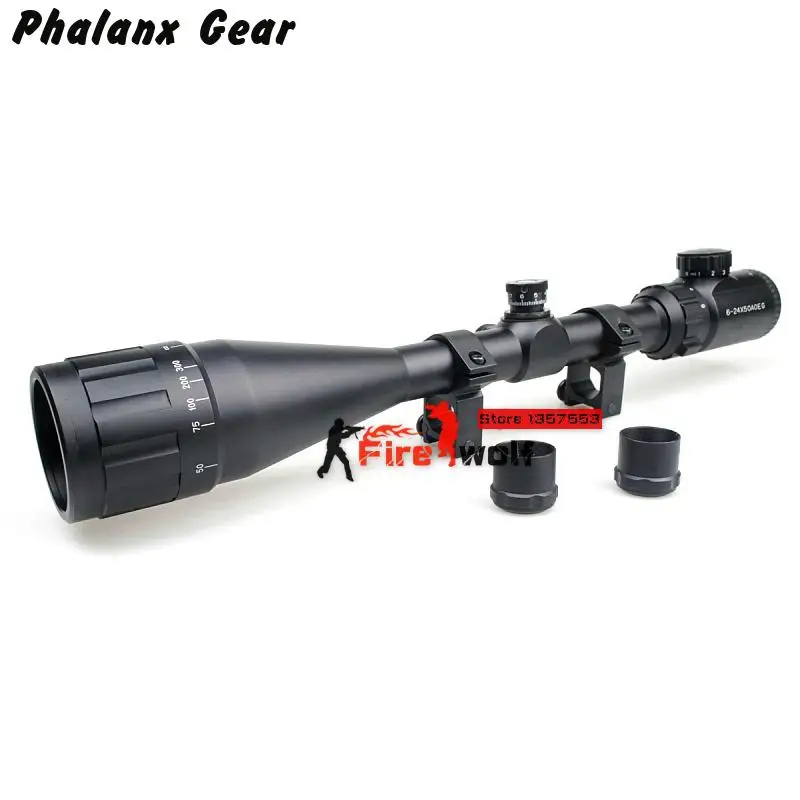 6 24x50 Aoe Riflescope R & g сетка винтовка Снайпер охотничий диапазон аксессуары|Оптические