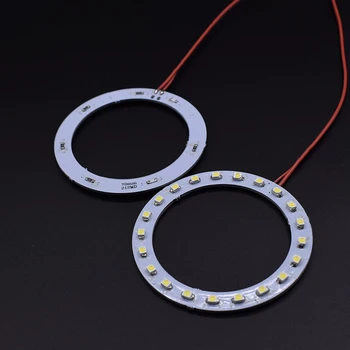 

2PCS x Car Led Headlight 70mm 3528 21 SMD Angel Eyes Halo Ring Light White/Blue/Yellow/Green/Red
