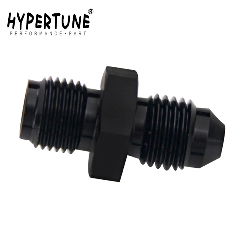 Hypertune 7/16 24 To AN4 Turbo Oil Feed Adapter Fitting For TURBO GT28 GT30 GT35 Black HT OFA01