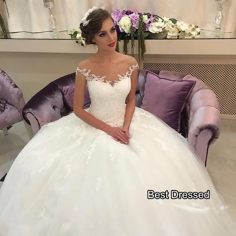 dramatic ball gown wedding dress