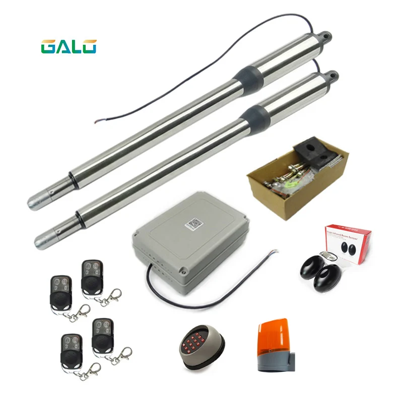 

With wifi camera kit Optional Doulbe Arm Heavy Duty Worm Gear Automatic Swing gate motor / Swing Gate Opener