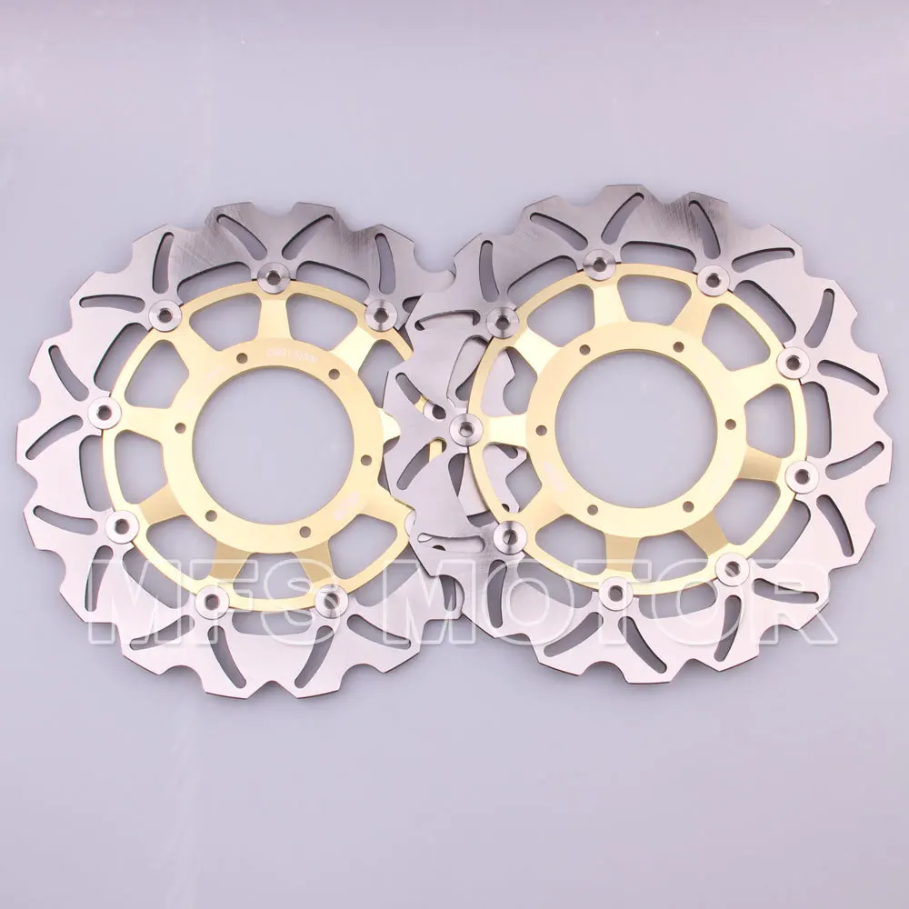 

Motorcycle Part Front Brake Discs Rotor For Honda CBR600 F4i 2001 2002 2003 01 02 03 CBR600 F4i  01 02 03 Gold