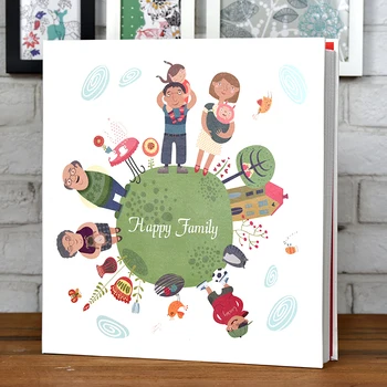 

Large Size 5 6 7 inch Photo Album Baby Family Scrapbook Albums High Quality Handmade DIY Picture Gallery Birthday Gift 11