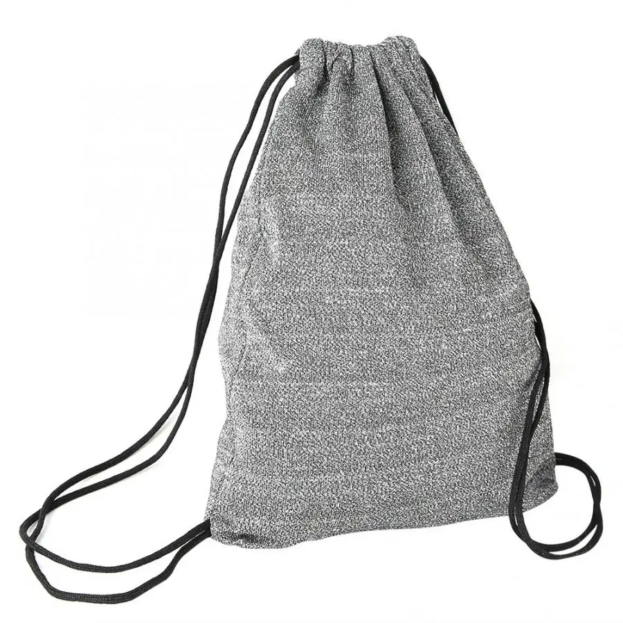 Pe Grade Anti Theft Cut Proof Drawstring Bag Portable Travel Safety Backpack
