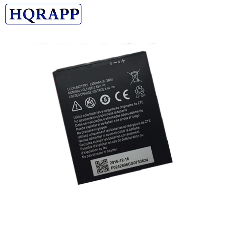 Аккумулятор 3 85 В 2400 мАч Li3824T44P4h716043 для телефона ZTE Blade A520 A521 BA520 BA603 A603|Аккумуляторы