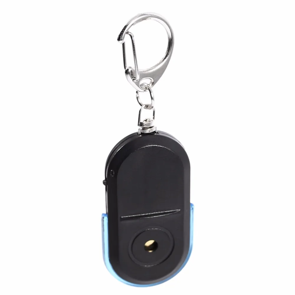Анти-потеря сигнализации ключ искатель брелок для ключей с локатором свисток звук со светодиодный светильник мини анти-потеря ключ искатель сенсор