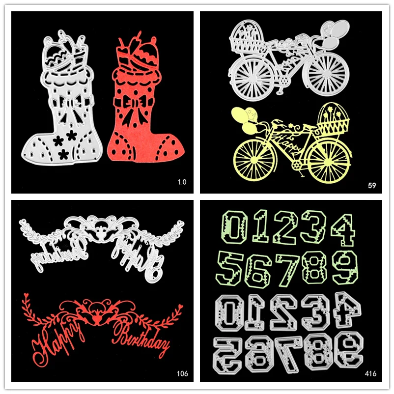 

AZSG Christmas stocking decoration Cutting Die for DIY Scrapbooking Decoretive Embossing Stencial DIY Decoative Cards die cutter