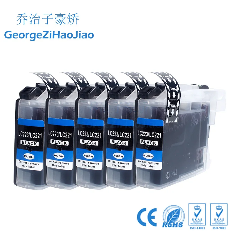 

5BK 223XL Compatible Ink Cartridge for Brother LC203 LC213 LC223 LC233 LC205 LC207 LC209 LC235 LC237 LC663 LC123 lc133