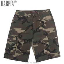 HARPIA мужские камуфляжные шорты с несколькими карманами новые летние повседневные свободные до колен мужские хлопковые брюки карго больших размеров Короткие мужские брюки