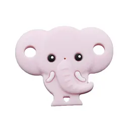 Розовый/синий силиконовый слон в форме ребенка соска ортодонтический новорожденный младенческой кормления игрушки для детей